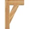 Ekena Millwork Traditional Block Rough Sawn Bracket w/ Offset Brace, Western Red Cedar, 8"W x 24"D x 36"H BKT0806X24X36TRA05RWR - alternate 4